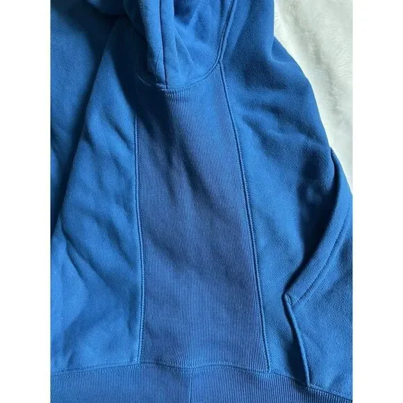 Champion Hoodie Men Sz L Sweatshirt Living in Blue Skateboard Flames NWT - Picture 11 of 11